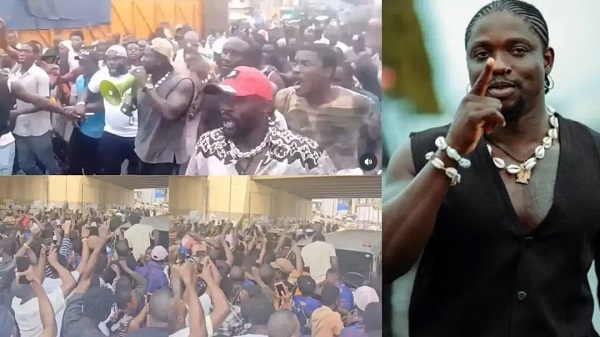 VeryDarkMan leads protest in Oyo