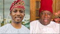 Tokunbo Wahab and Senator Umeh