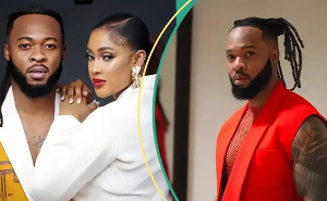 Flavour N’abania and his wife,  model Sandra Okagbue