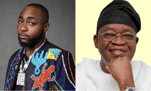 Davido and Gboyega Oyetola