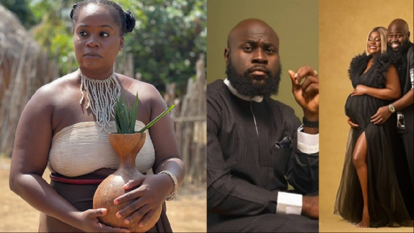 Comedian Lasisi Elenu and wife Nonso