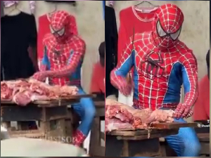 Some still images from the viral video