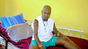 Nwosu on sick bed. Photo credit: Segun Odegbami