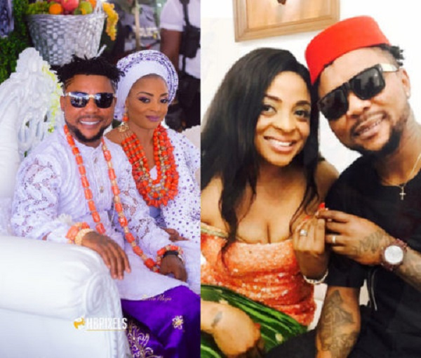 Oritsefemi and wife Nabila