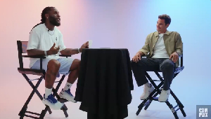 Burna Boy and Roger Federer on GOAT Talk