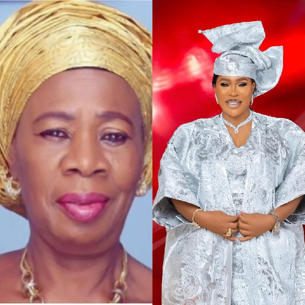 Fathia Balogun and mother