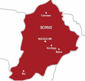 Borno State map