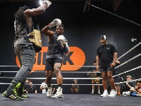 Francis Ngannou and Mike Tyson