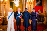 President Tinubu and King Charles alongside their wives