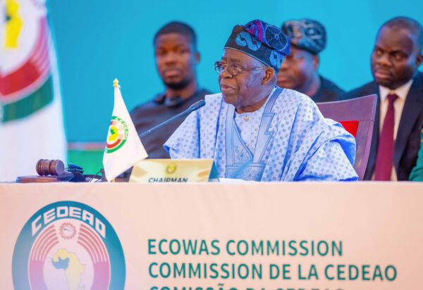 ECOWAS Chairman, President Bola Tinubu of Nigeria