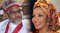 Nnamdi Kanu and Bianca Ojukwu