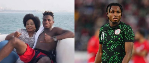 Smauel Chukwueze and mother