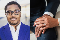 Paddy Adenuga is engaged for the third time