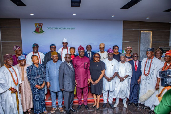 The panel with Governor Seyi Makinde of Oyo