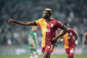 Galatasaray striker Victor Osimhen Galatasaray striker Victor Osimhen