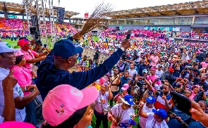 Babajide Sanwo-Olu, Governor of Lagos State with some market women