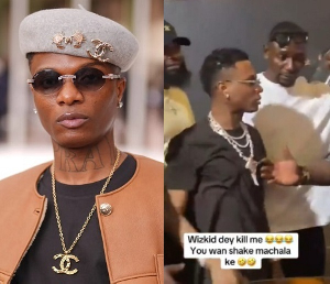 Wizkid snubbing a fan