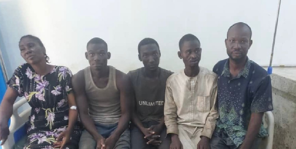 The rescued victims