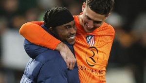 Ademola Lookman and Juan Musso