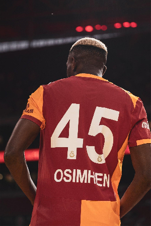 Galatasaray forward Victor Osimhen