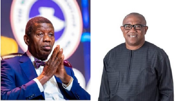 Pastor E.A Adeboye and Peter Obi