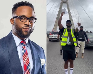 Singer Iyanya promoting his new album in Lagos