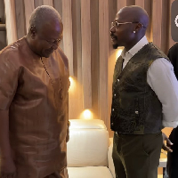 Asake visits Ghana President John Mahama after show in Accra