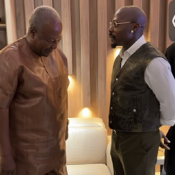 Asake visits Ghana President John Mahama after show in Accra