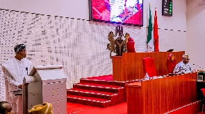 Former Governor Oyetola at his screening