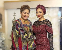Regina Daniels and her mother
