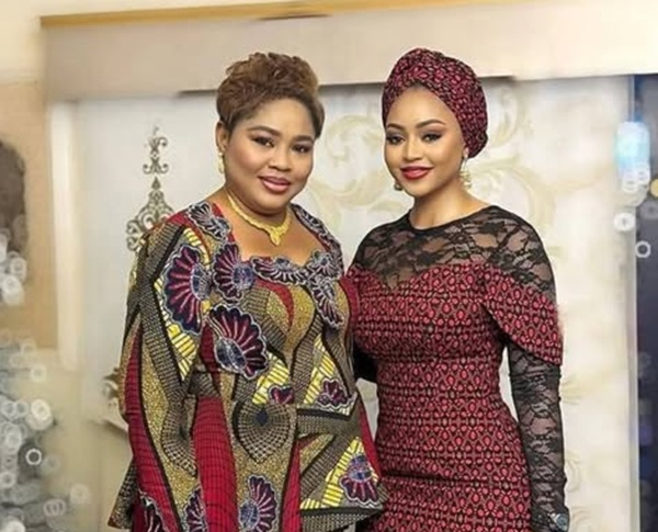Regina Daniels and her mother