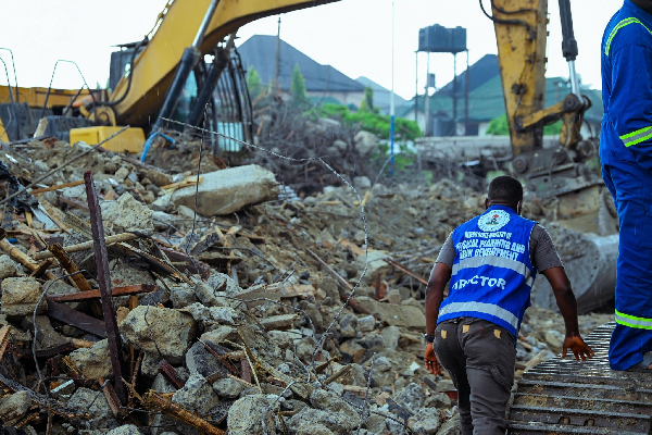 Rivers building collapse