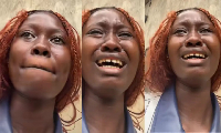 Lady cries out