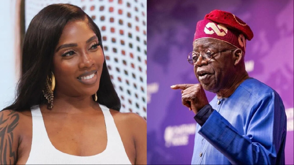 Tiwa Savage and President Tinubu