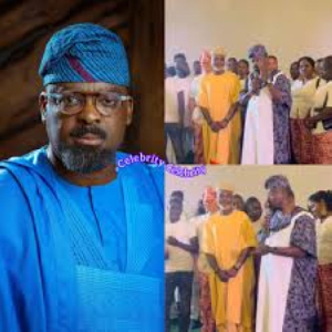 Kunle Afolayan with Ibrahim Chatta