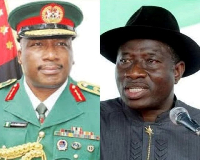 Gen Dambazau and Goodluck Jonathan
