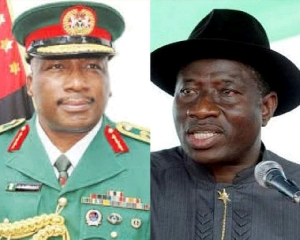 Gen Dambazau and Goodluck Jonathan