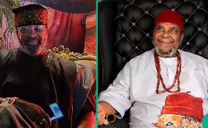 Yemi Solade and Pete Edochie