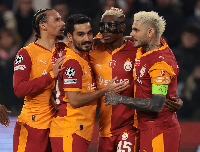 Victor Osimhen and his colleagues at Galatasaray