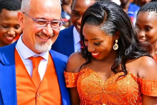 Sandro Ferretto and bride