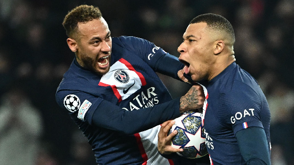 Neymar and Mbappe