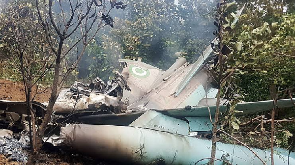 Downed NAF helicopter