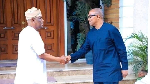 FCT Minister, Nyesom Wike anf Peter Obi before the elections in 2023