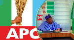 All Progressive Congress logo and President Bola Tinubu