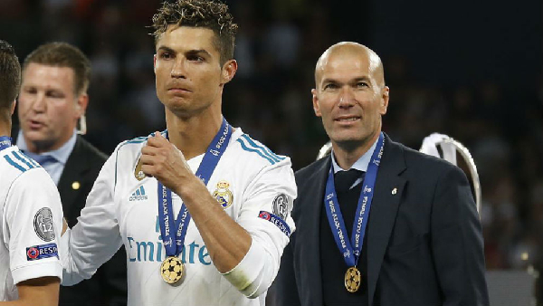 Cristiano Ronaldo and Zinedine Zidane