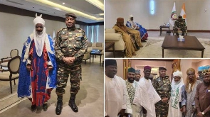 Former Emir Sanusi visits Niamey, meets Niger military