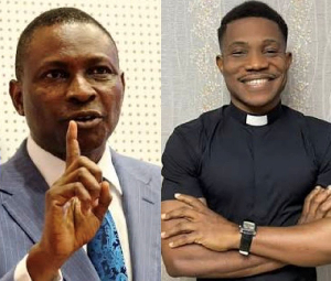 EFCC boss Ola Olukoye and Pastor Jerry Eze