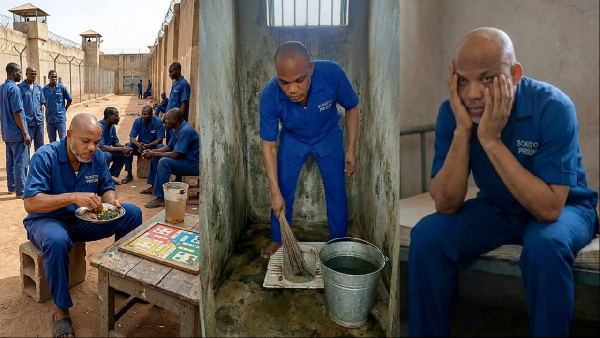 Alleged photos of Nnamdi Kanu in Sokoto prison