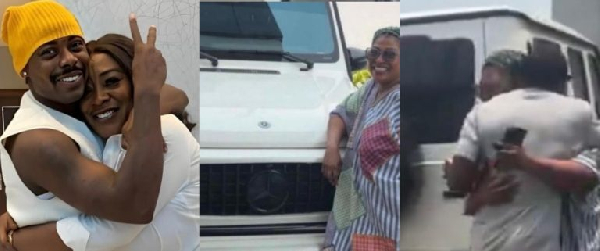 Asake surprises his mum with a brand new G-Wagon