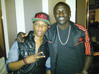 An old photo of Wizkid and Akon in 2018
